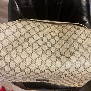 Gucci supreme diaper bag